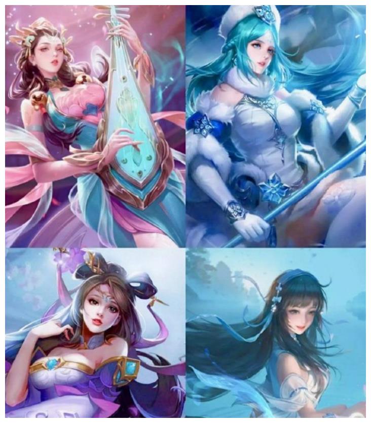 据悉,四大美女系列是根据古代四大美人进行制作,采用了"沉鱼落雁闭月