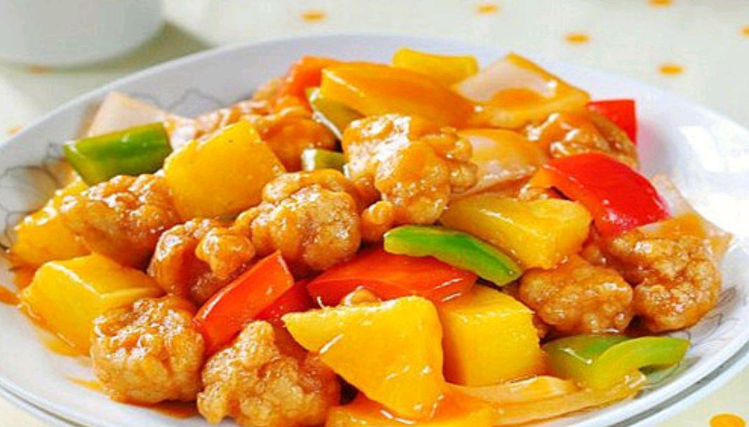酸酸甜甜的菠萝咕噜肉怎么做才好吃__财经头条