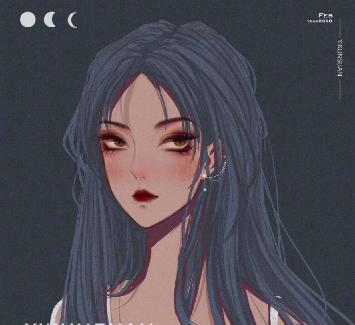 暗黑系女生头像,做个酷女孩