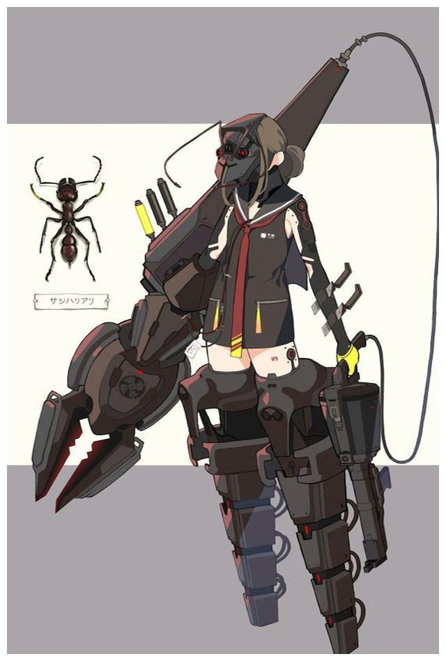 当昆虫拟人化全员化身萌系美少女这样的虫子你还害怕吗