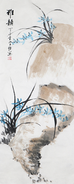 你知道家里为什么要挂一副兰花国画吗？休闲区蓝鸢梦想 - Www.slyday.coM