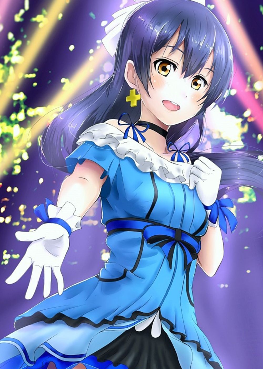 《lovelive!》园田海未动漫手机壁纸分享,以偶像为目标的美少女