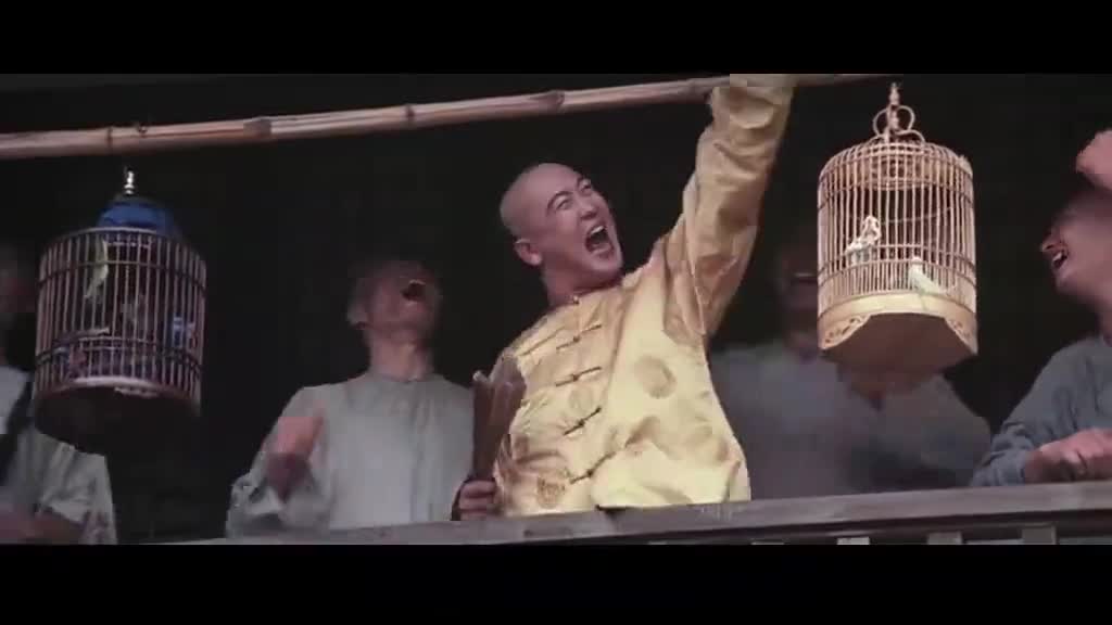 黄飞鸿3赵天霸庆祝胜利十三姨教飞鸿英语想不到他还挺挑剔