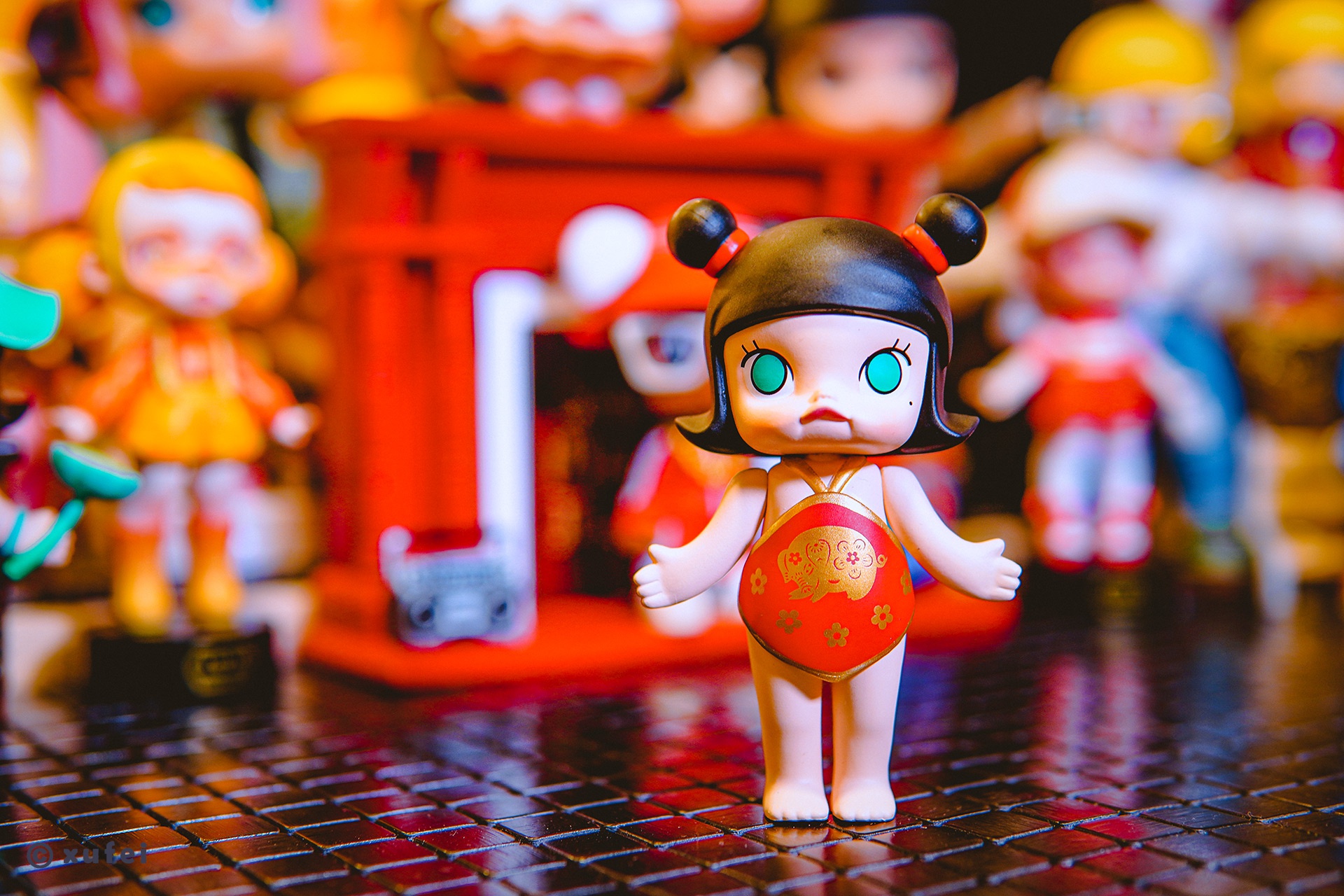 年味儿感十足的molly茉莉新年猪君大吉