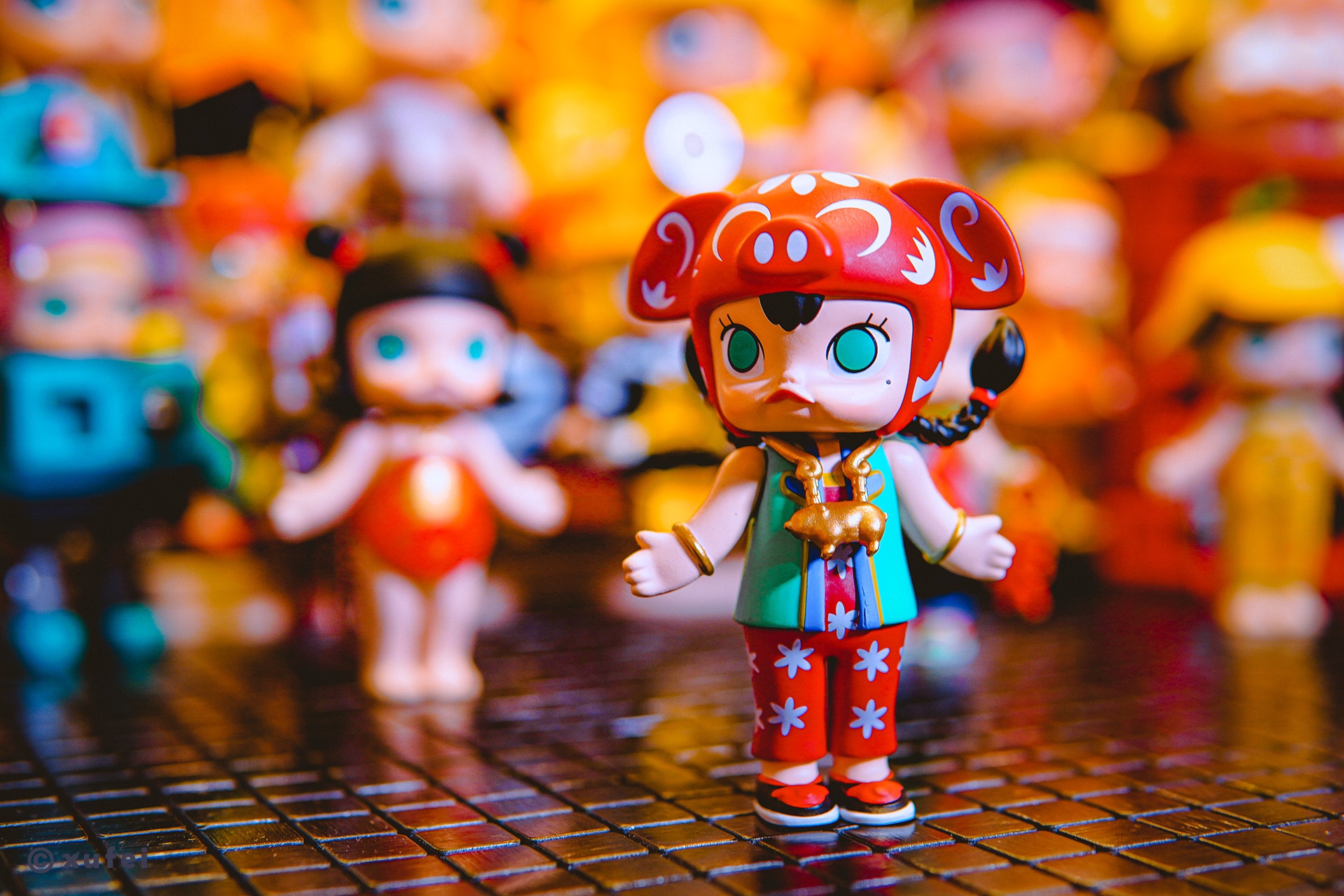 年味儿感十足的molly茉莉新年猪君大吉