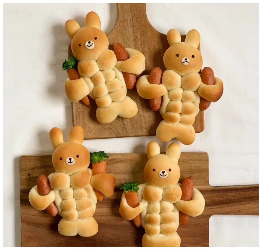 风靡一时的肌肉小熊面包现在进化到了什么程度