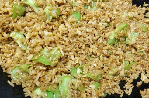 家常版牛肉苦瓜炒饭晒晒我的拿手菜