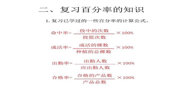 百分率计算公式 百分率 百分数 公式 新浪新闻