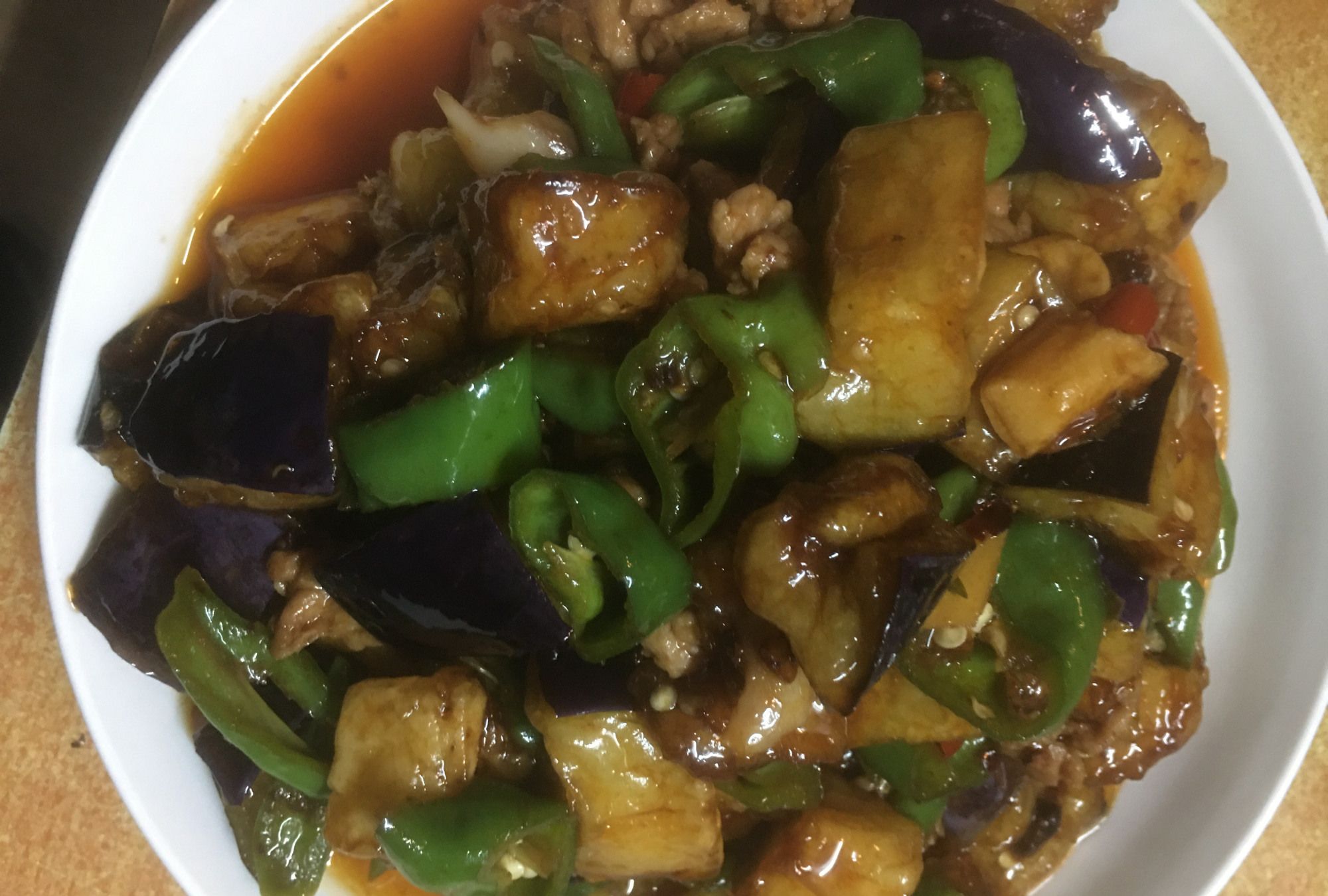 肉末烧茄子家庭版_高清图集_新浪网