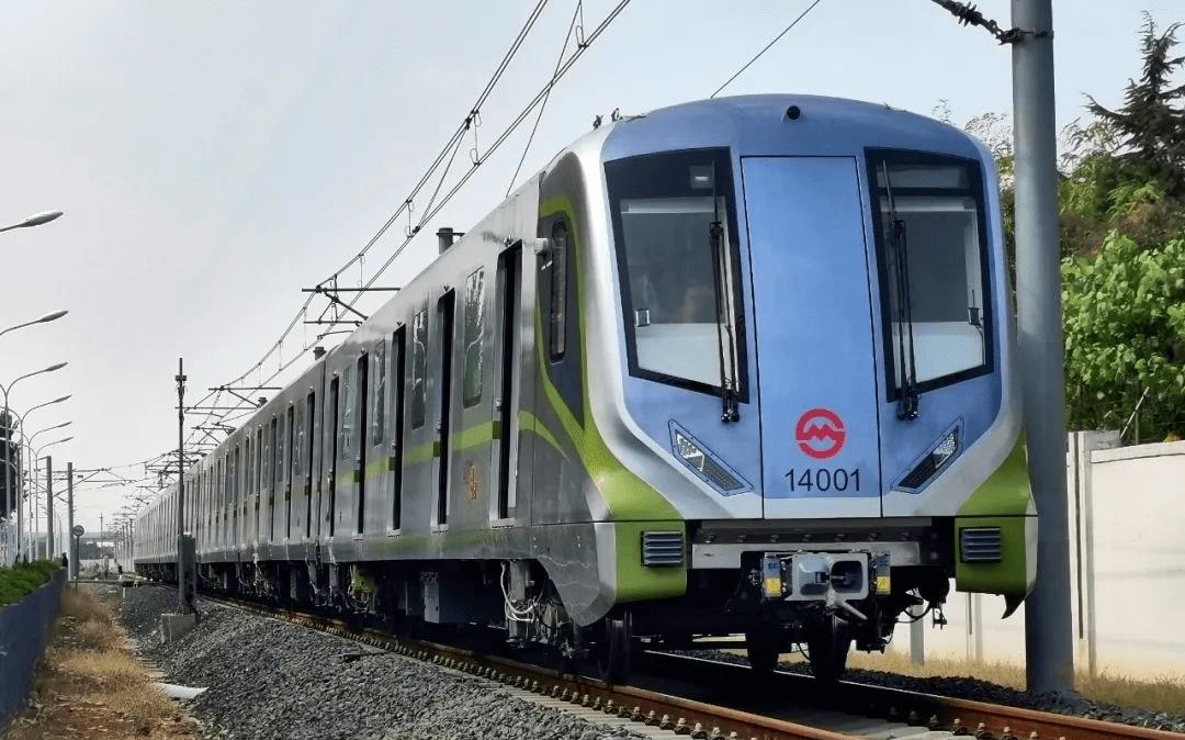 上海一条正建设的地铁线路,标志色是橄榄绿,是东西方向的直径线_高清