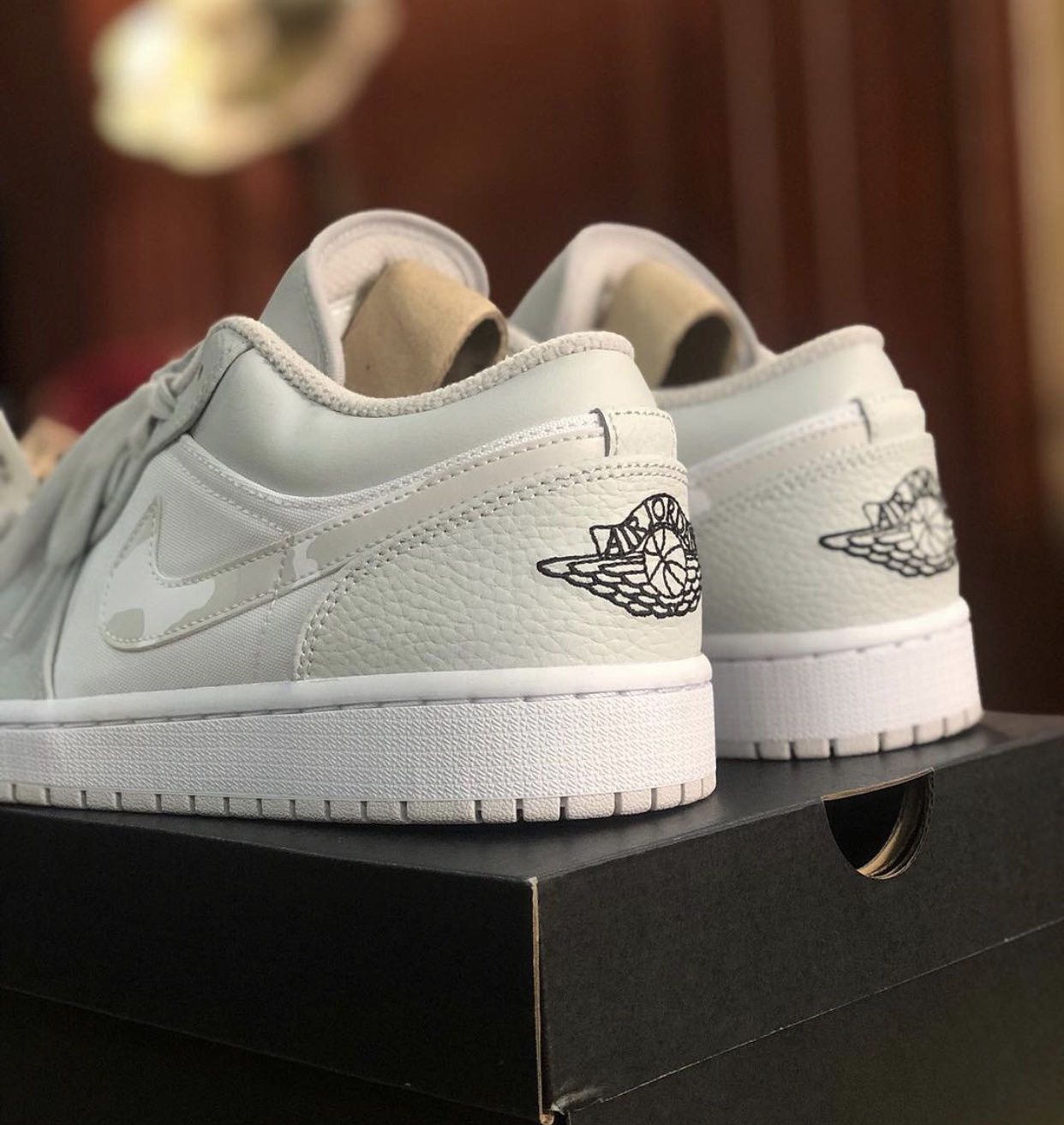 开箱aj1low迷彩小dior实物配色颜值惊艳到我