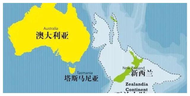 可以看出,西兰大陆的"成陆历史"较短,不过也是属于远古"联合古陆"的一