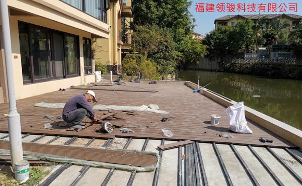 三种户外塑木地板用龙骨的安装方式