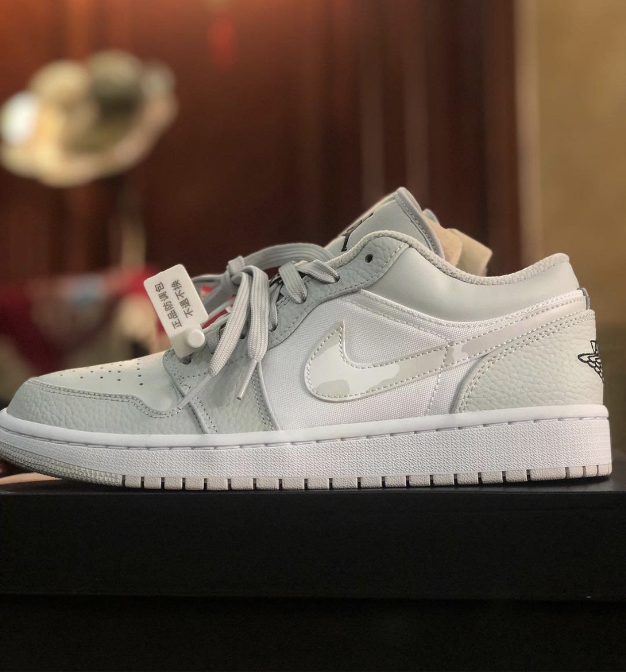 开箱aj1low迷彩小dior实物配色颜值惊艳到我