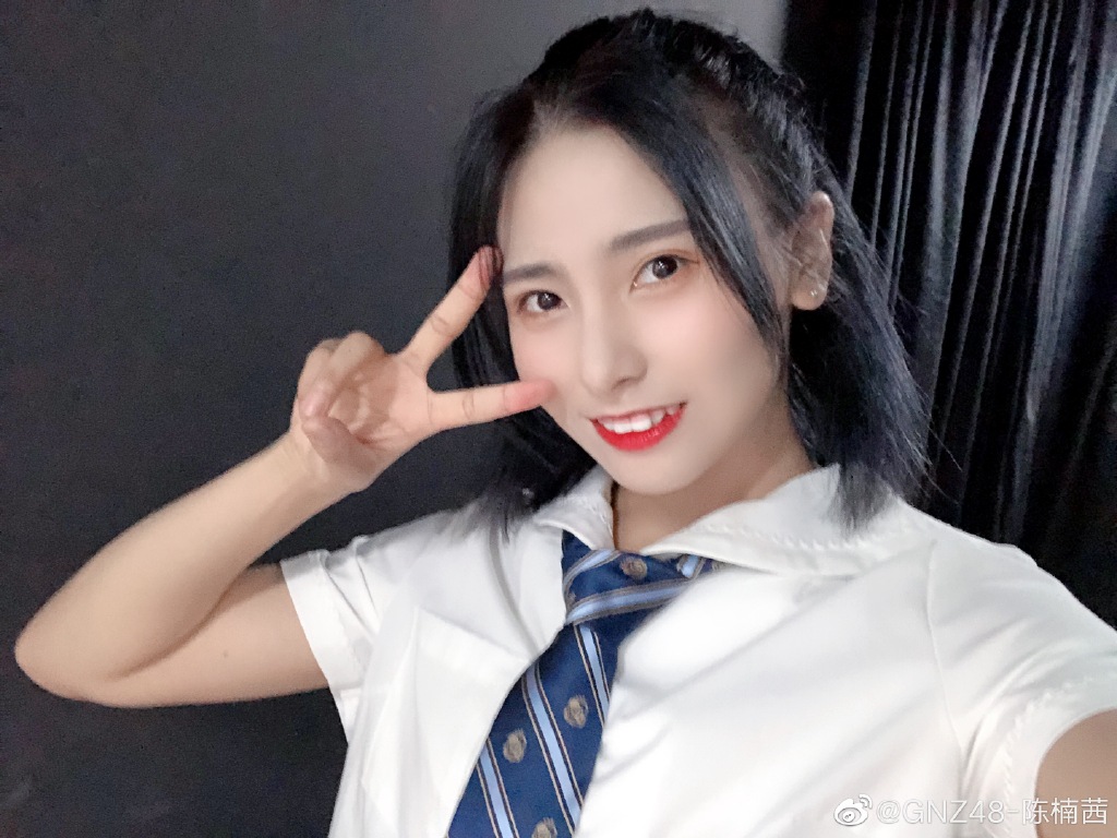 美少女歌手gnz48-陈楠茜迷人写真美照好漂亮