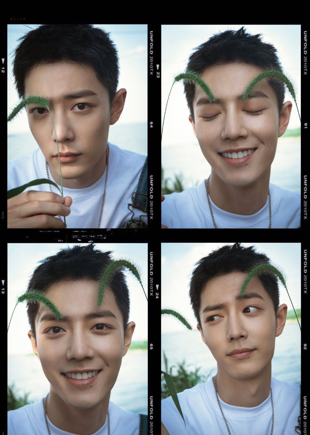 10月5日肖战29岁生日晒短发造型平头清爽硬朗笑容温暖明亮