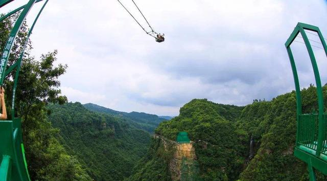 亚洲第一悬崖秋千：能荡出百米远，位于中国网红重庆休闲区蓝鸢梦想 - Www.slyday.coM