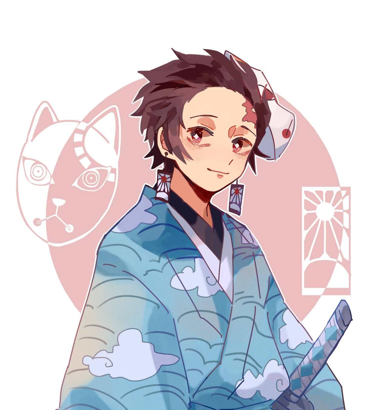 「鬼灭之刃」精选壁纸——灶门炭治郎篇__财经头条