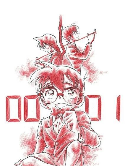 《名侦探柯南》剧场版系列:青山刚昌手绘海报,你都认识吗?