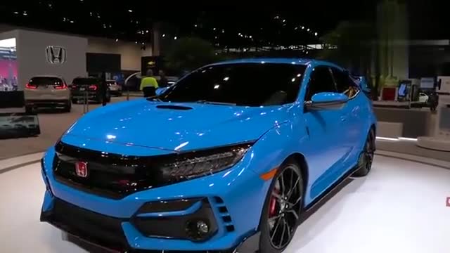 新车展示,实拍2020款本田思域civic