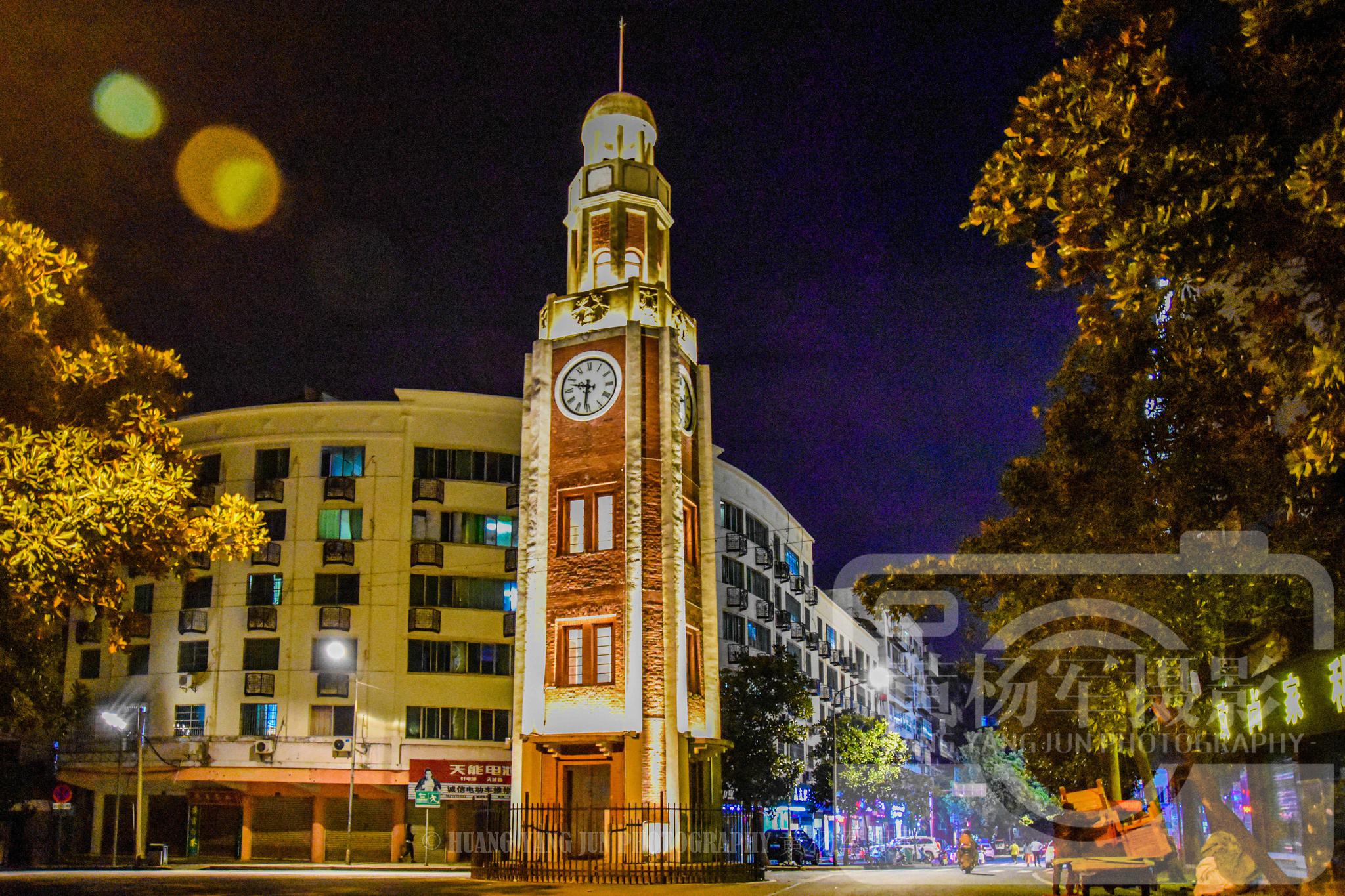 江西赣州标准钟,西式钟楼曾是赣州城最高的建筑物,是赣州的地标_高清