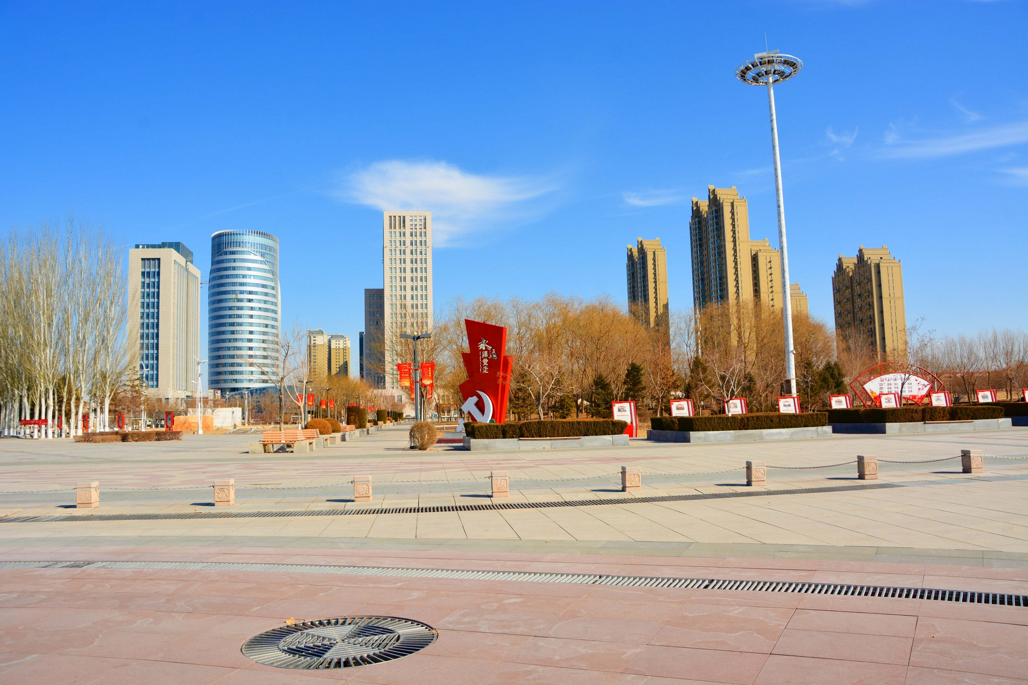 冬天的通辽市新城区,原创拍摄|新城区|通辽市|原创_新浪新闻