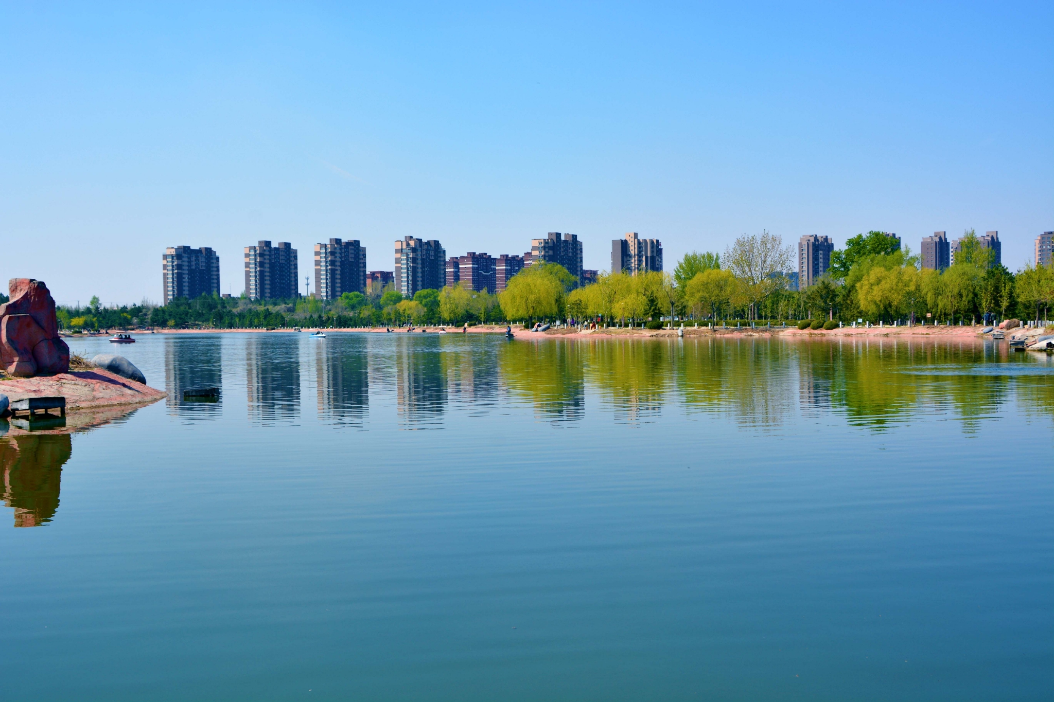 通辽市森林公园风光原创视频