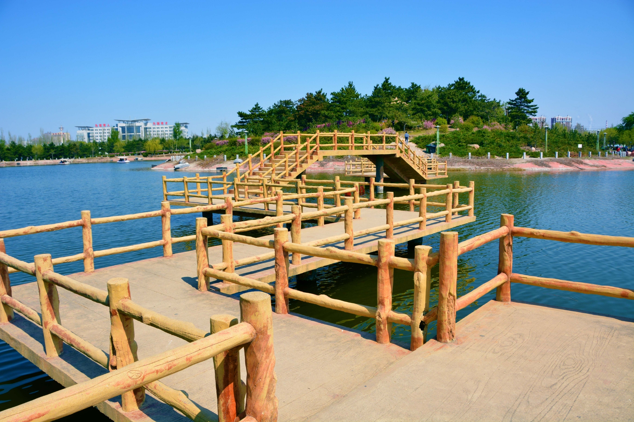 通辽市森林公园风光原创视频