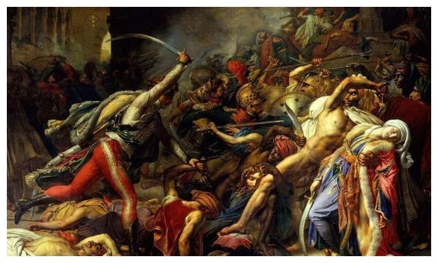 第一次十字军东征的队伍围攻耶路撒冷:穆斯林和犹太居民被杀光