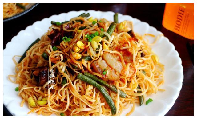 正宗河南蒸面条,简单零失败,有面有菜,5个人吃嗨