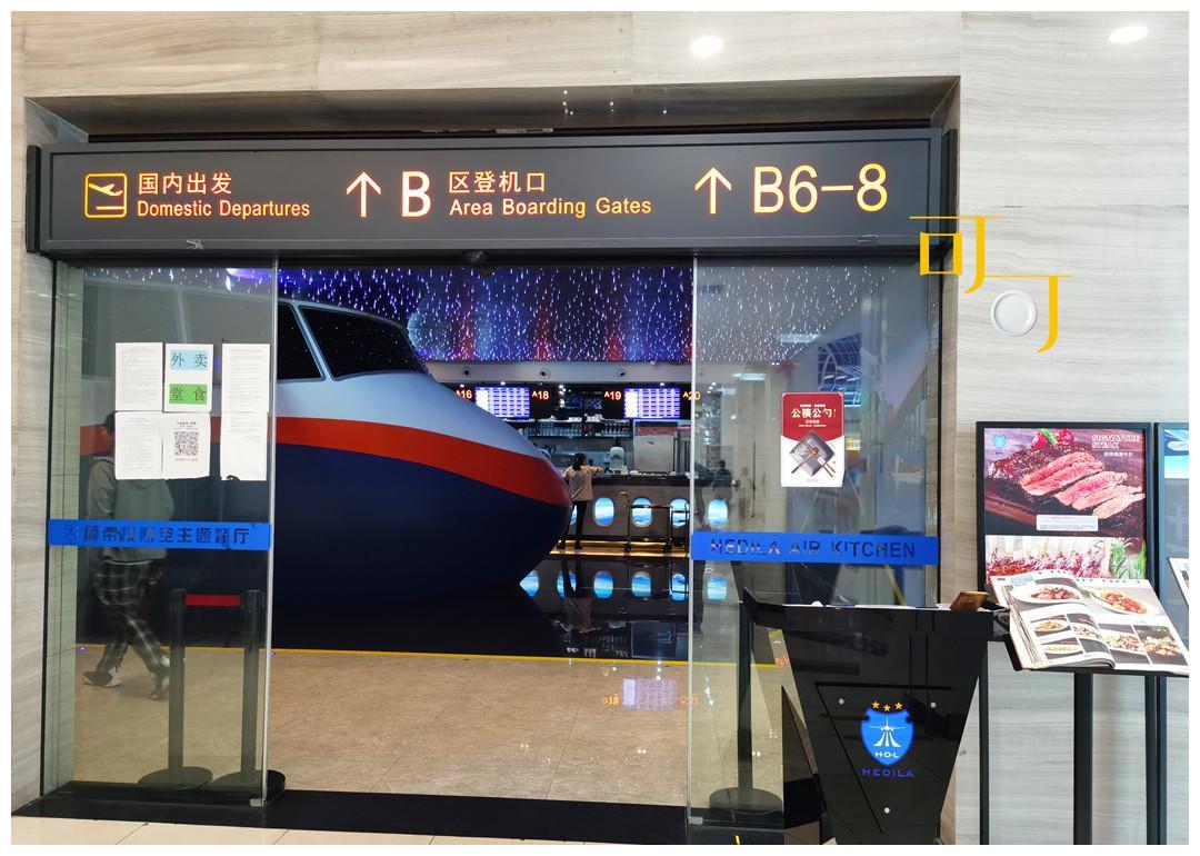 如果看到这道门,你一定会和我一样以为是在机场,那个进入机场候客厅的