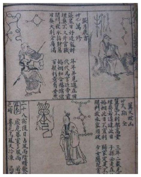 依据上图查出年龄所对的星君,按其方位燃灯禳解确保平安.