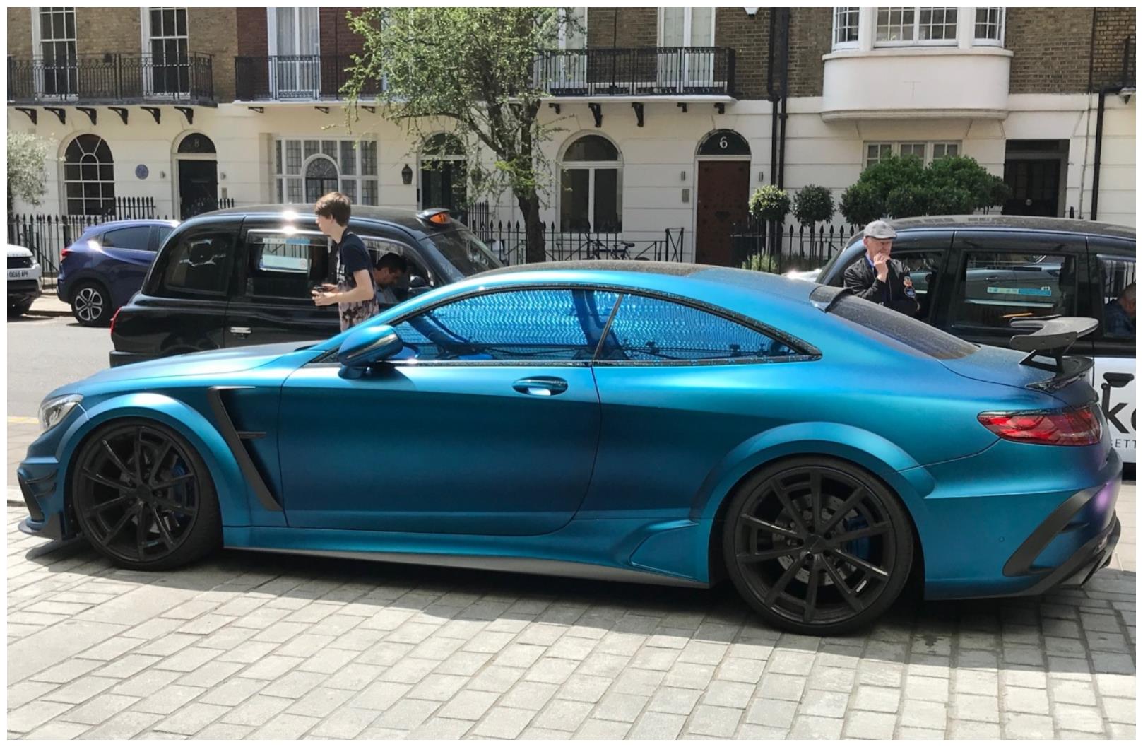 mansory打造的奔驰amg s63,外观太炫酷了