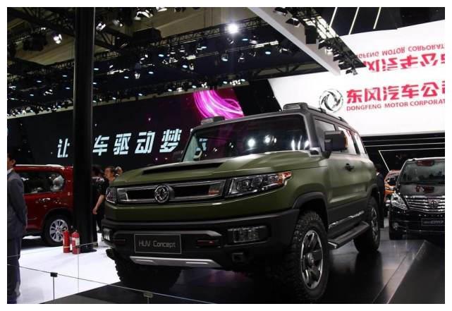 东风亮出越野战将比霸道帅气24l全时四驱