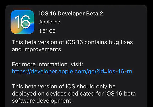 iOS16 Beta2:iPhone13已升级完成,不吐不快!休闲区蓝鸢梦想 - Www.slyday.coM iOS16 Beta2:iPhone13已升级完成,不吐不快!休闲区蓝鸢梦想 - Www.slyday.coM