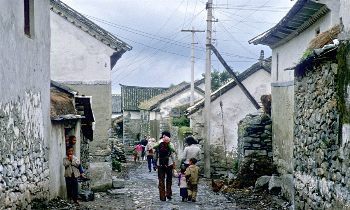 老照片:1987年的云南大理,彼时的大理古城生活_高清图集_新浪网