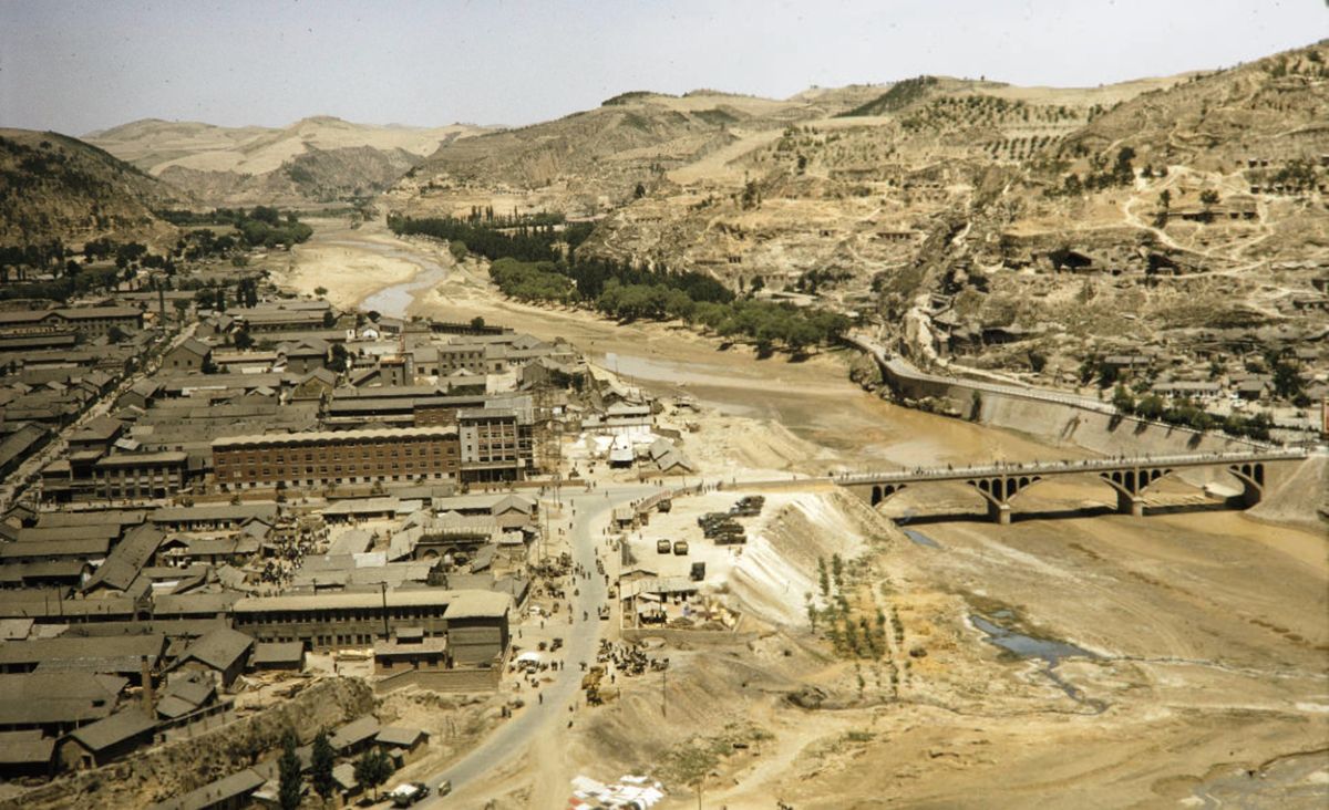 老照片:1973年的陕西延安,昔日的延州旧影