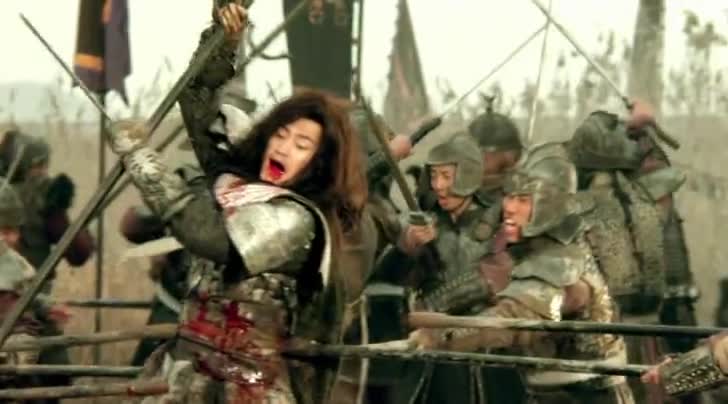 将军战死,终于在临死前见到心爱之人,好虐心