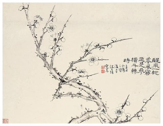 清代画家汪士慎《墨梅册》:纵恣酣畅,清隽淡逸