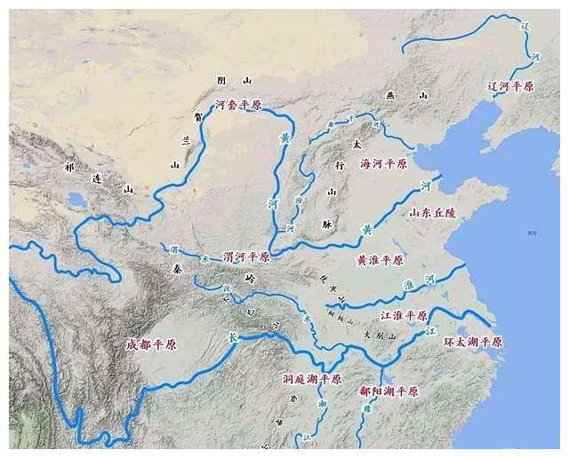 黄河地形图放大图片