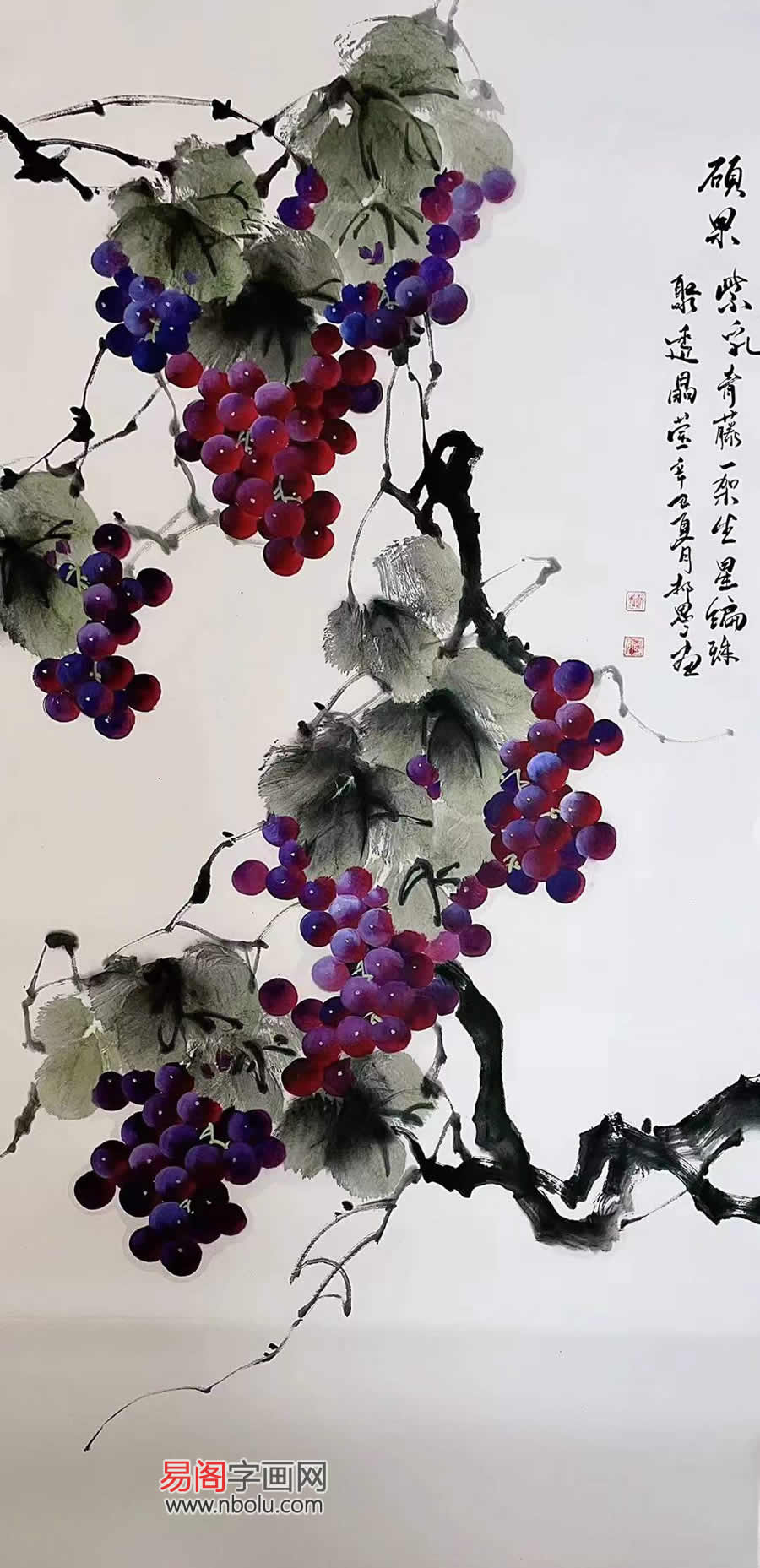 美女画家郝思思写意花鸟:心花悠然绽放|花鸟|画家|美女_新浪新闻
