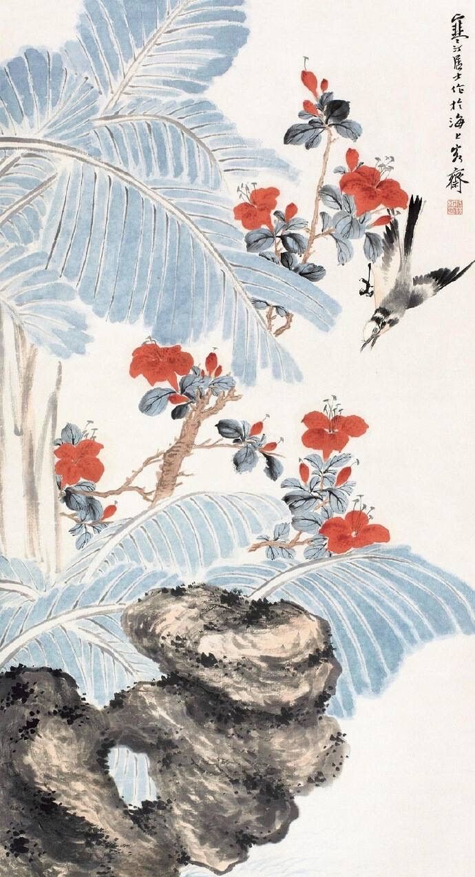 美术研究|世界名画|江寒汀中国画——花鸟画欣赏
