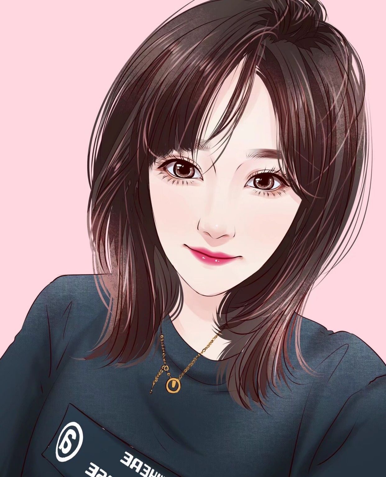 女生微信头像,活得认真,笑得放肆