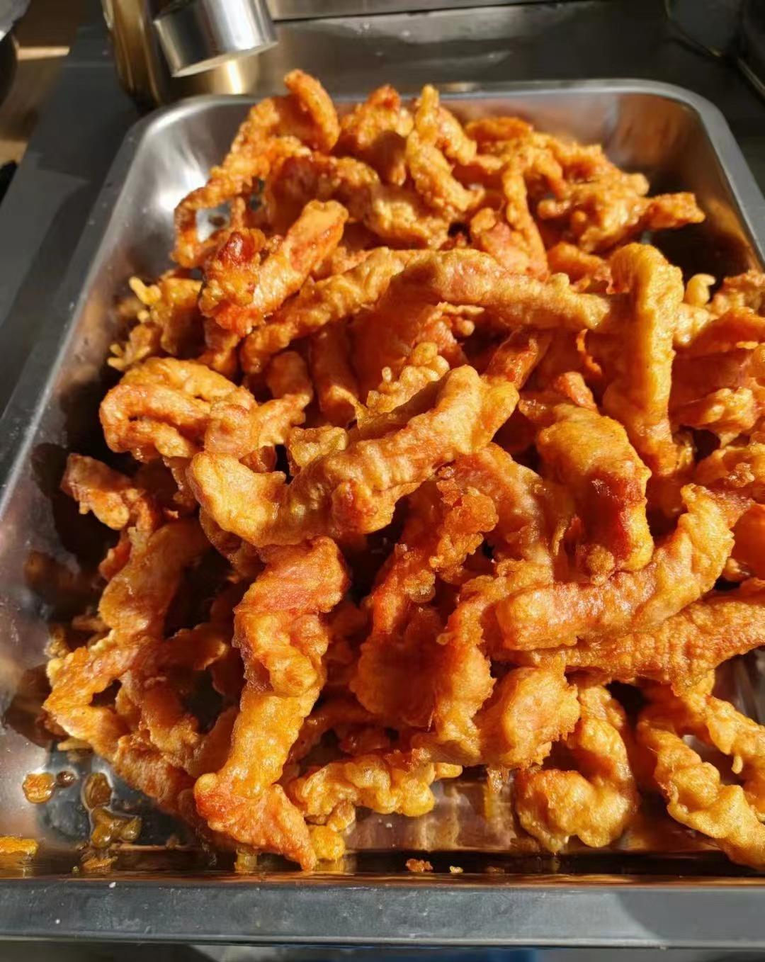 食在中国火在山东博山炸肉