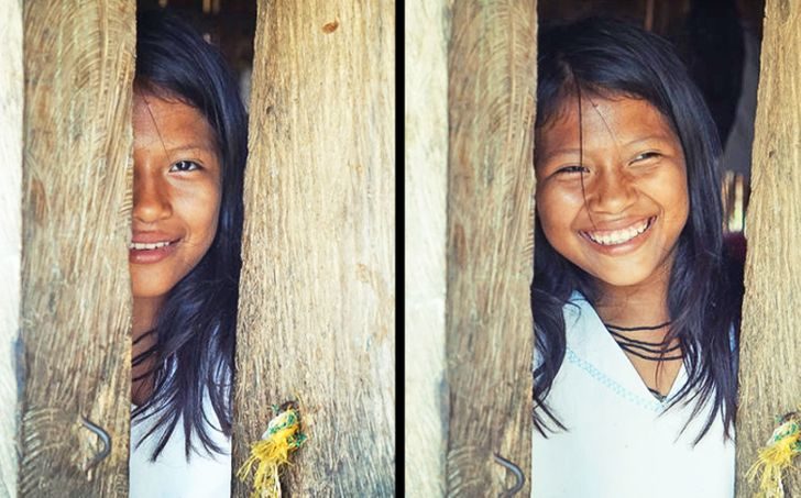 生活很苦不会笑摄影师拍下笑容瞬间照一句话温暖所有人