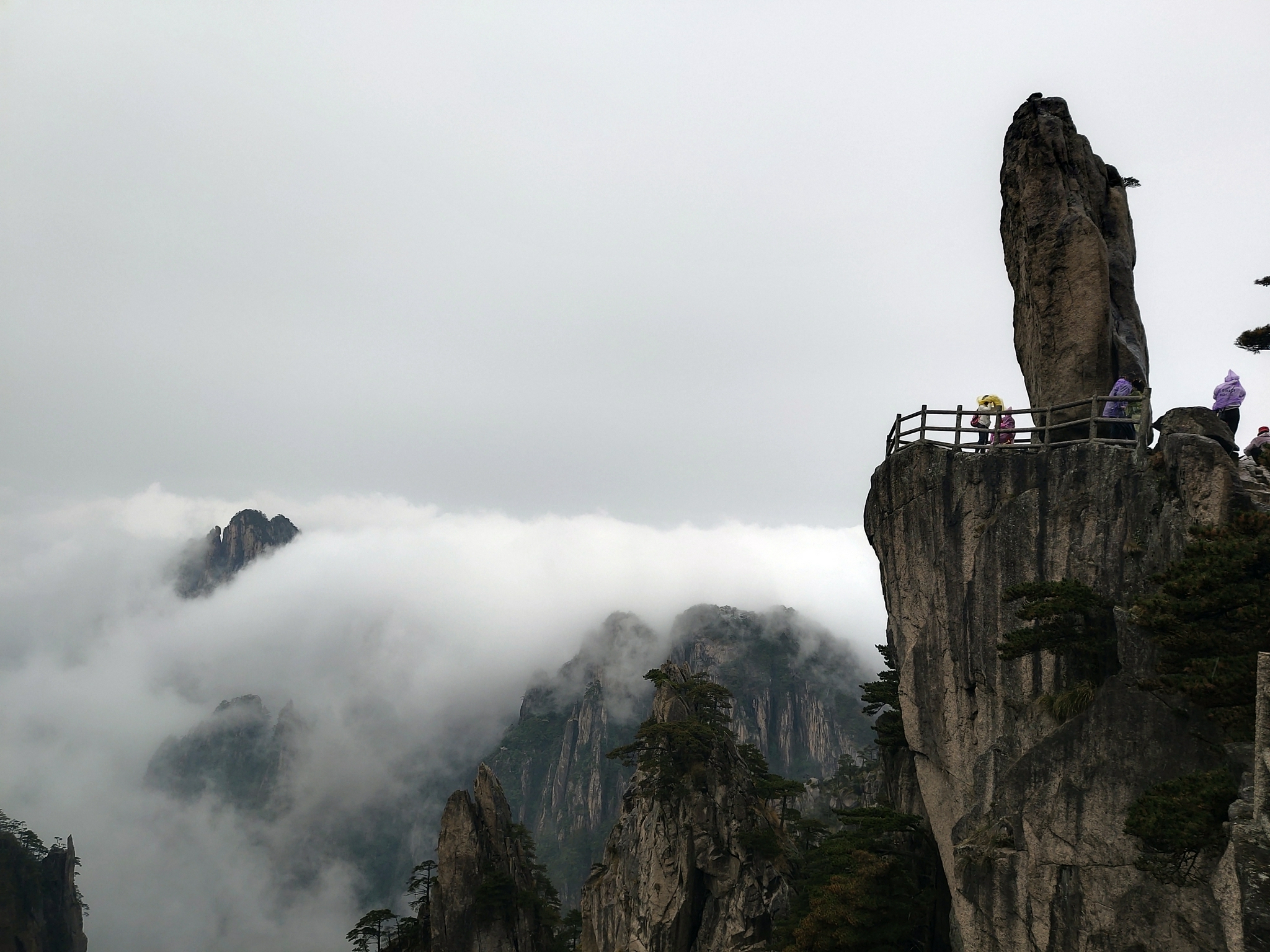 思窝自然而然黄山旅游指南五绝之一云海