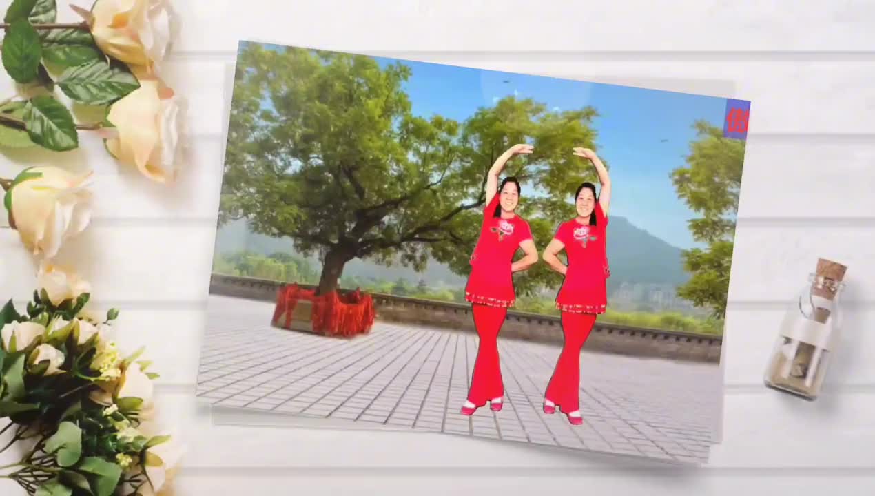 广场舞《红枣树》歌甜舞美,每当孤独的时候就想起家乡的一草一木