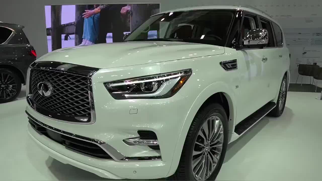 2020款英菲尼迪qx80霸气亮相,这颜值和内饰,简直不要太心动