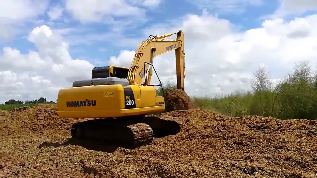 挖掘机挖土动作讲解图片