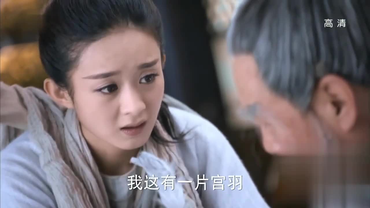 清虚道长将宫羽传给花千骨,让她接任蜀山掌门